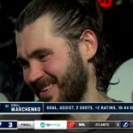 Kirill Marchenko on his first career assist