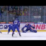 Hellberg stops Pare with his pad