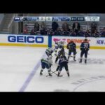 Zack MacEwen And Zach Sanford Fight | Canucks vs Blues 8-14-20