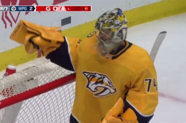 Vlad Namestnikov assists on Lowry's goal vs Predators (18 mar 2023)