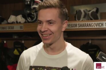 Yegor Sharangovich Exit Interview | NEW JERSEY DEVILS