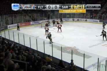 Adam Ruzicka 33 goal in season OHL Sarnia Sting