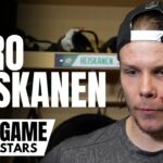 Miro Heiskanen Reacts to Taking Slap Shot to The Face & Coming Back to Play 31 Minutes for Stars
