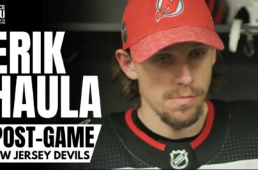 Erik Haula Reacts to New Jersey Devils Being Eliminated By Carolina: "I Truly Believed In This Team"