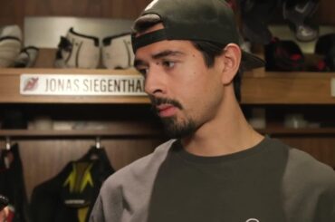 Jonas Siegenthaler Exit Interview | NEW JERSEY DEVILS