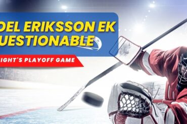 Joel Eriksson Ek questionable for tonight's playoff game against Dallas Stars @gripnews2m
