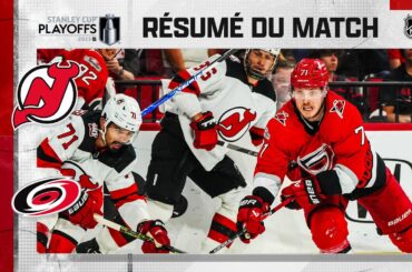 Faits saillants, match no 5 Hurricanes vs Devils