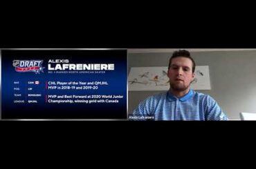 Alexis Lafreniere Talks New York Rangers, Meeting Sidney Crosby & Artemi Panarin | NHL Draft
