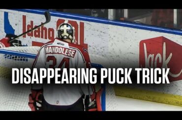 Kevin Mandolese Pulls Off The Disappearing Puck Trick