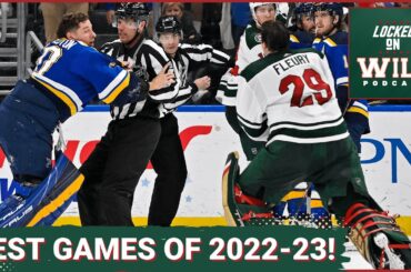 What were the best games of 2022-23 for the Minnesota Wild?