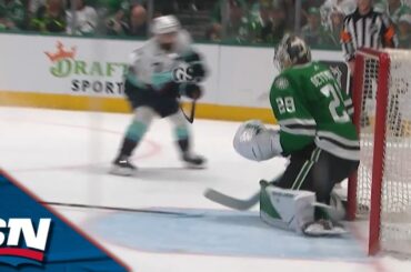 Kraken's Jordan Eberle Drives Wide, Scores Late To Provide Life Against Stars