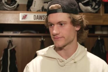 Dawson Mercer Exit Interview | NEW JERSEY DEVILS