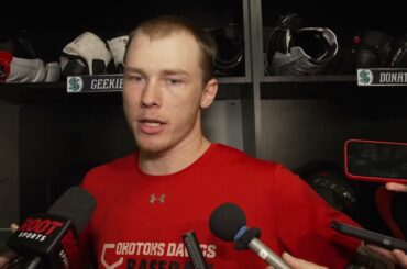 2023 #nhl Playoffs: Seattle Kraken Forward Morgan Geekie - Postgame Locker Room Game 5 - 04.26.23