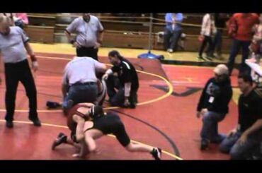 Chase Clark wrestling 2013 12 22 Stillman Win Pin Zange Crystal Lake