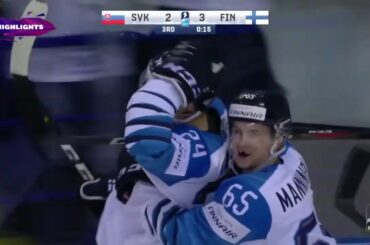 Kaapo Kakko Scores Hat Trick Against Slovakia | WC 2019