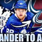 WILLIAM NYLANDER TRADE TO COLORADO AVALANCHE? RE: JEFF MAREK, ELLIOTTE FRIEDMAN (Maple Leafs Rumors)