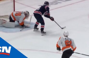 Nicklas Backstrom Finishes Off Great Passing Play From Alex Ovechkin With Spin Move Goal