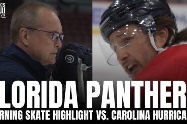 Behind The Scenes of Florida Panthers First Practice in Preparation for ECF vs. Carolina Hurricanes