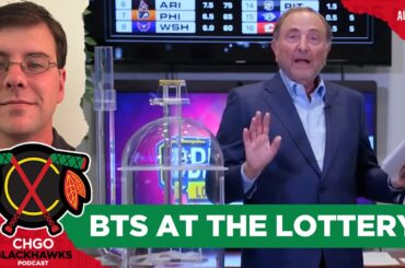 Behind the scenes of the Chicago Blackhawks win at the NHL Draft Lottery | CHGO Blackhawks Podcast