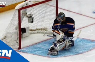 Brandon Carlo’s Shot Takes A Bounce, Fools Jordan Binnington