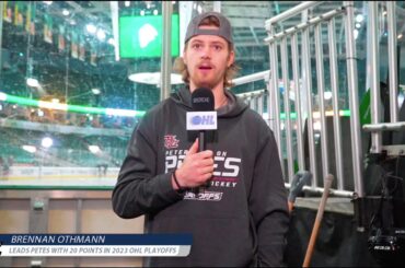 OHL Championship Series Pre-Game 2: Brennan Othmann (Peterborough Petes)