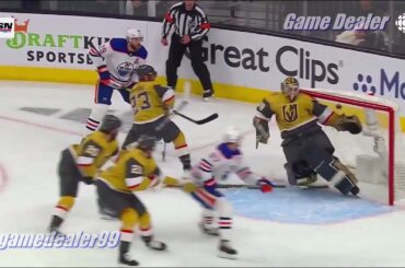 Leon Draisaitl GOAL on Laurent Brossoit, Oilers @ Golden Knights May 03 2023