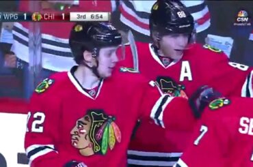 Artemi Panarin top 10 goals from Patrick Kane passes (2017)