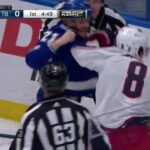 Zach Werenski vs. Brayden Point Fight (Apr. 12, 2019) (ECQF Game 2)
