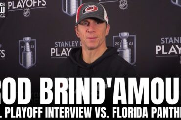 Rod Brind'Amour Gives First Impressions of Carolina Hurricanes vs. Florida Panthers & Hockey Growth
