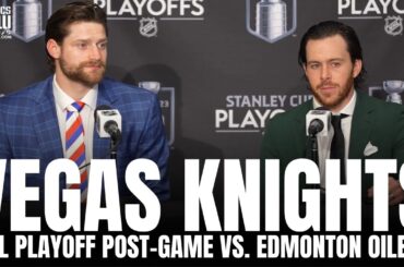 Jonathan Marchessault & Adin Hill React to Vegas Golden Knights Series Win vs. Edmonton, WCF Berth