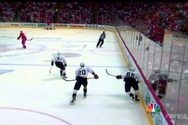 Kronwalled:  Niklas Kronwall legal hit on Kyle Palmieri Game 4 May 6 2013