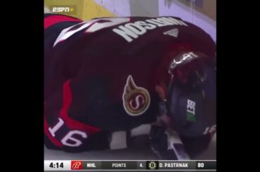 Watson takes a stick to the face after goal