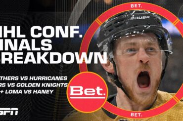 Best lines & prop bets for Stars-Golden Knights + Panthers-Hurricanes NHL Conference Finals | Bet.