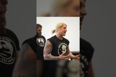 A Full Body Reverse Hammer workout with Maxime Boudreault and Sam Belliveau