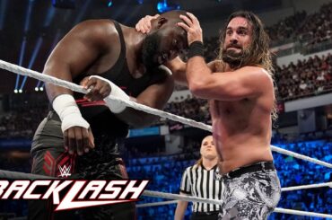 Seth "Freakin" Rollins vs. Omos: WWE Backlash 2023 highlights