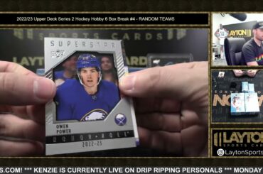 2022/23 Upper Deck Series 2 Hockey Hobby 6 Box Break #4