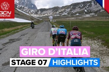 Into The Snow On The First Summit Finish! | Giro D'Italia 2023 Highlights - Stage 7