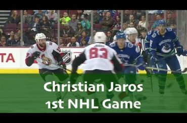 Christian Jaros 1st NHL Game Highlights