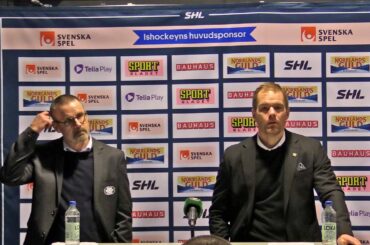 Presskonferens efter Färjestad-HV71