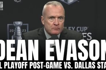 Dean Evason Responds to Playing Marc-Andre Fleury vs. Stars & Minnesota's Game 2 Loss vs. Dallas