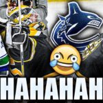 HAHAHAHAHAHA AGAIN (Vancouver Canucks BLOW IT VS The Boston Bruins) Re: Garland, Marchand, Halak NHL