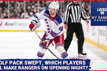 Zac Jones? Will Cuylle? Which Wolf Pack players will make the Rangers on Opening Night!!