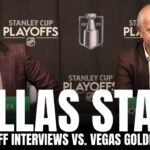 Peter DeBoer & Dallas Stars GM Jim Nill talk Dallas Stars Season, Golden Knights, Stars Drafting