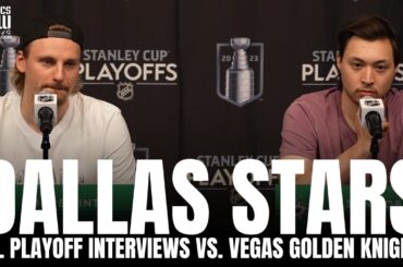 Jason Robertson & Roope Hintz React to Dallas Stars vs. Las Vegas Golden Knights WCF Matchup