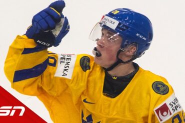 Sweden pummels Austria with shots in shutout win