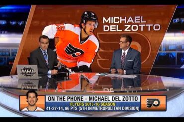 Michael Del Zotto to see how his rehab is going ahead of the 2016-'17 season