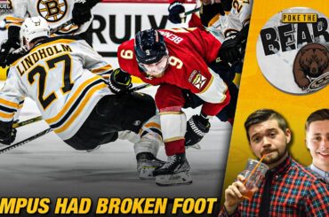 Lessons Learned For Bruins + Why Did Lindholm Play w/ BROKEN FOOT? | Poke the Bear