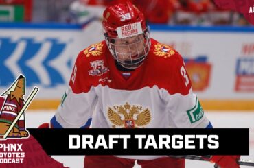 Who the Arizona Coyotes could target with picks #6 and #12 in the 2023 NHL Draft with Chris Peters