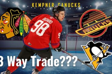 3 Team Bedard Trade Canucks, Penguins, & Blackhawks