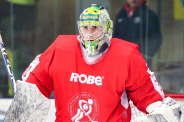 Jakub Málek po utkání s Frýdkem-Místkem (Hokej na dřeň)